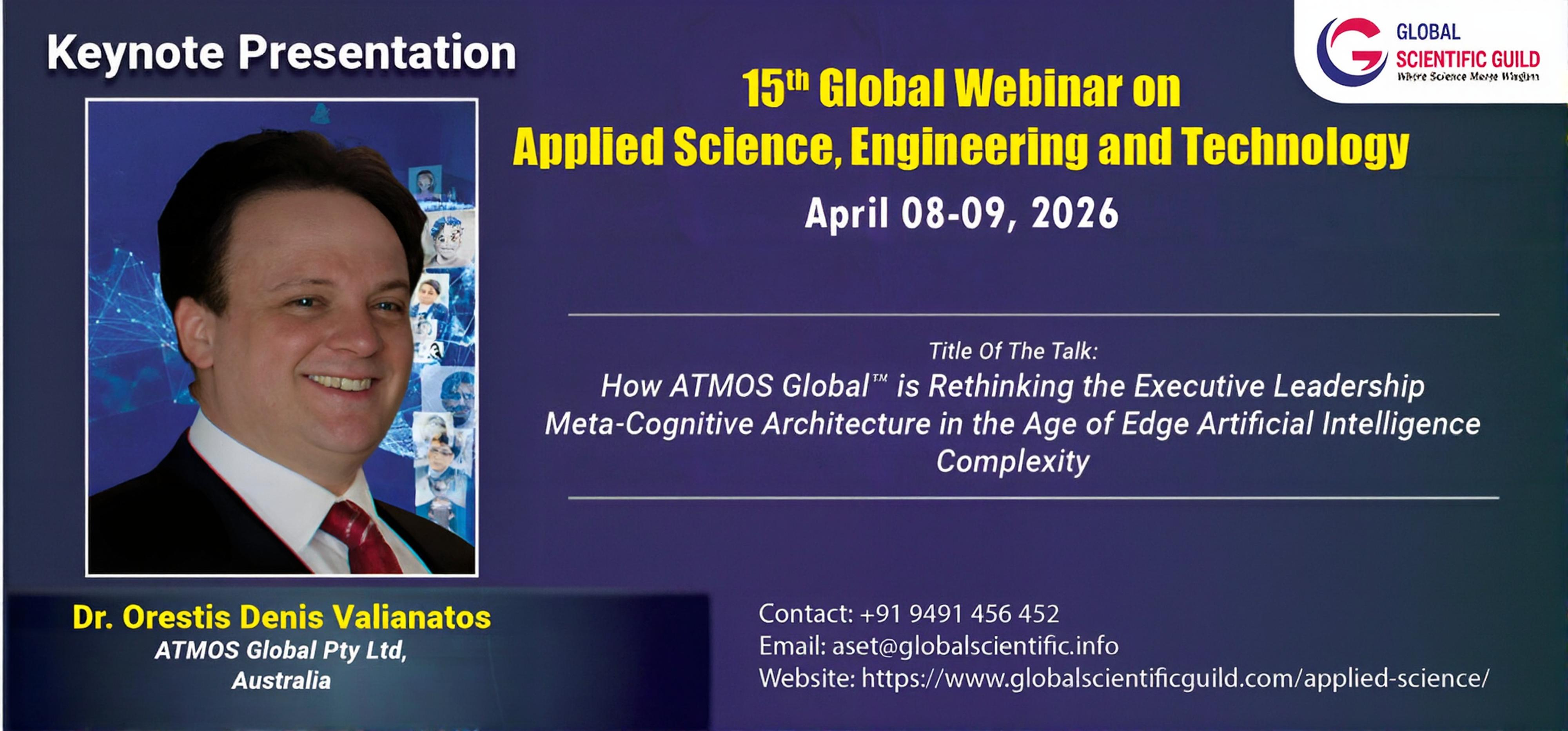 ATMOS Global Keynote Presentation